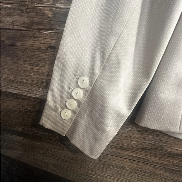 The Limited Cream Tan Blazer Jacket Tailored Fit Notched Lapels - Picture 11 of 15